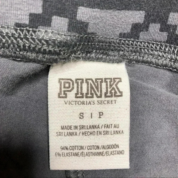 PINK By Victoria’s Secret Grey & Black Leggings SM - Picture 8 of 15